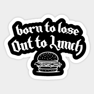 Motorhead Burger Sticker